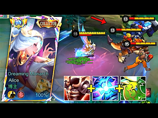 THIS ALICE BUILD GIVES 500% SUSTAIN + INSANE DAMAGE! 😱 TOP 1 GLOBAL BUILD | MLBB 2026