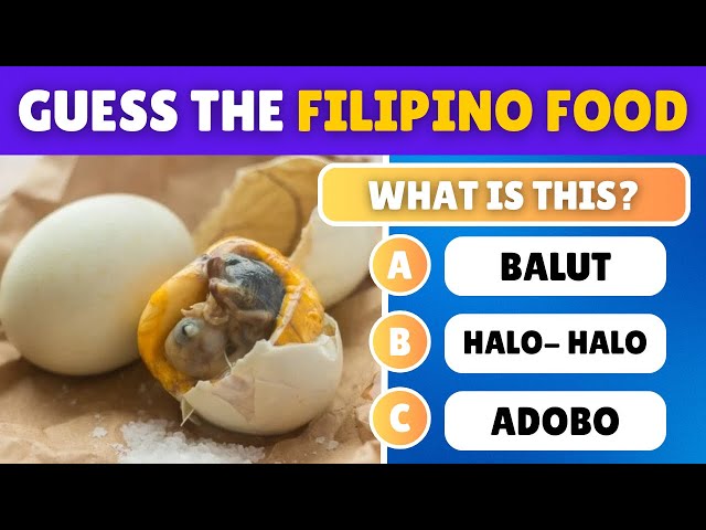 Ultimate Filipino Food Quiz 🍽️🥭 General Knowledge Quiz 2025