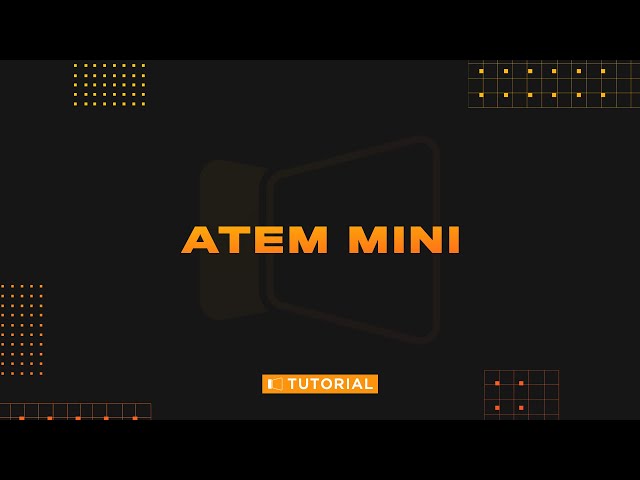 Live Streaming // Atem Mini + ProPresenter 7