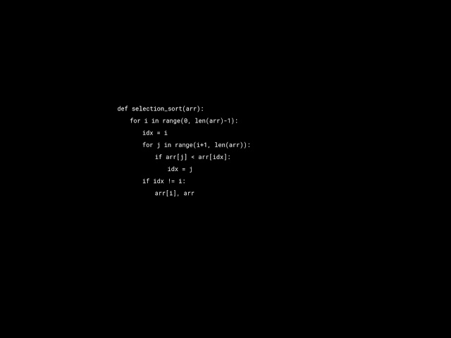 Como implementar o algoritmo selection sort em Python #python #dev #programação #ti #tech