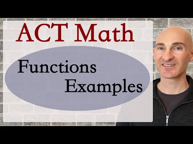 ACT Math Functions Examples