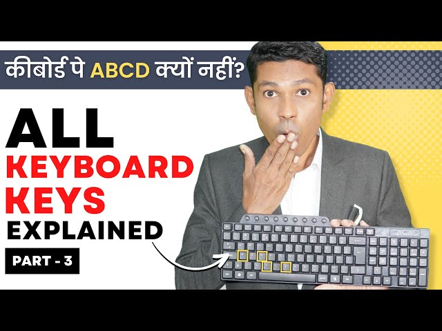 Keyboard Information in Detail. All short cut Keys. Computer Fundamental Part 3