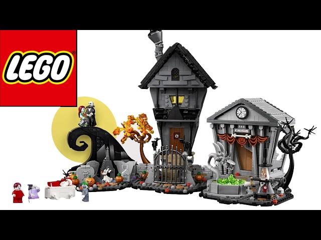 Lego Ideas 21351 Tim Burton's The Nightmare Before Christmas Speed Build