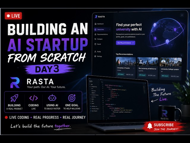 Vibecoding an AI Startup Until I Get Successful | Day 3
