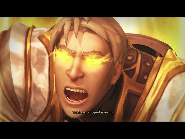 Turalyon throwback to the second war witnessing Doomhammer kill Lothar (World of Warcraft: Midnight)