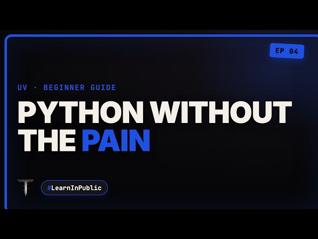 uv Tutorial: Build Python Projects Without the Setup Pain
