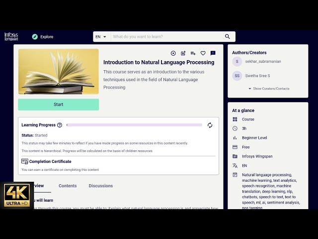 Infosys Springboard | Introduction to Natural Language Processing | Self-Assessment 100% Answers |4K