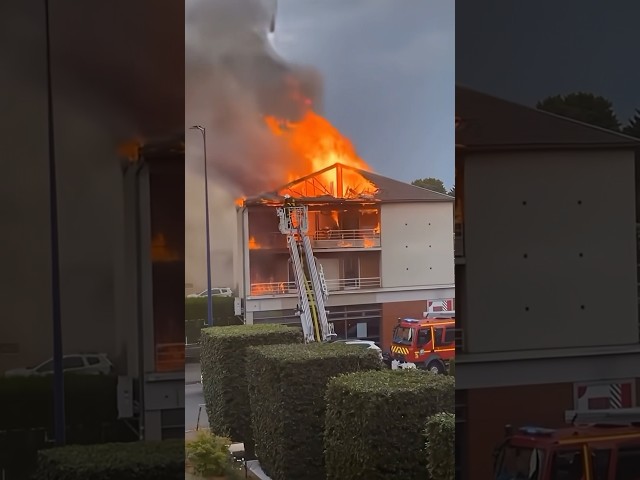 ALERTE INFO – Violent incendie en cours à Bonsecours (76)