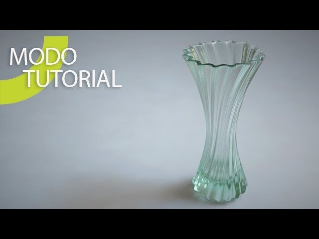 Modo Glass Vase Exercise Tutorial #15 Sub