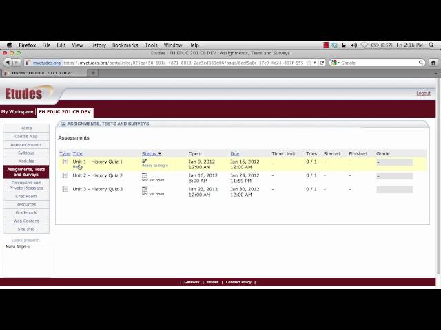 Etudes - Student Orientation