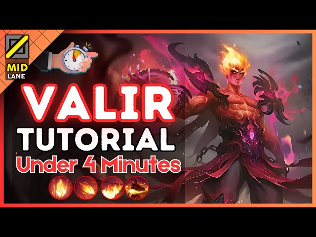 Tutorial de Valir de 4 minutos en el carril central || (MLBB S37) 2025