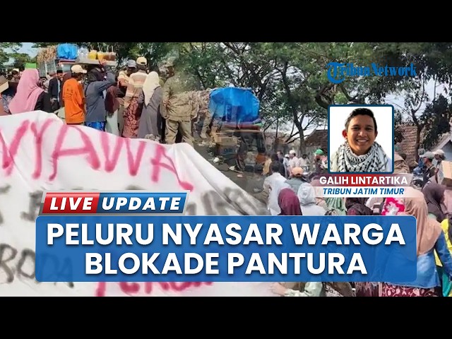 Following Stray Bullet Incident in Residents' Homes, Alastlogo Villagers Blockade Pantura Road
