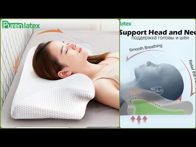 Purenlatex orthopedic neck pillow