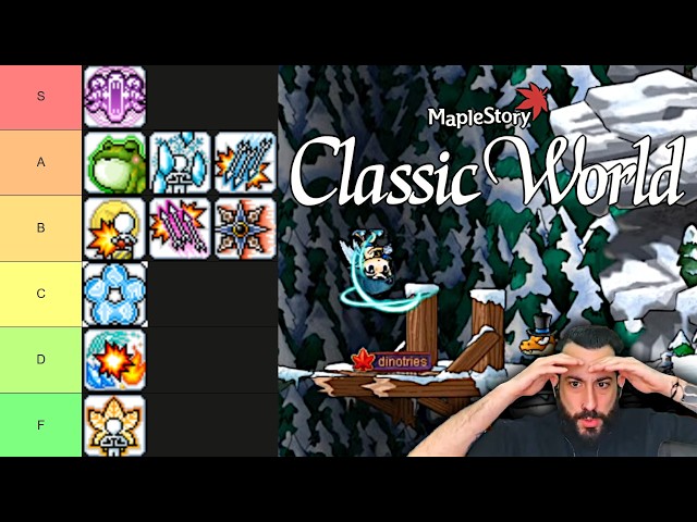 i tested every 3rd job in maplestory classic world