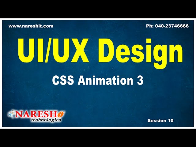 Session: 10 | CSS Animation 3 | CSS Tutorials | Web Technologies Tutorial