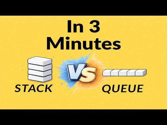 Stack vs Queue Explained Simply