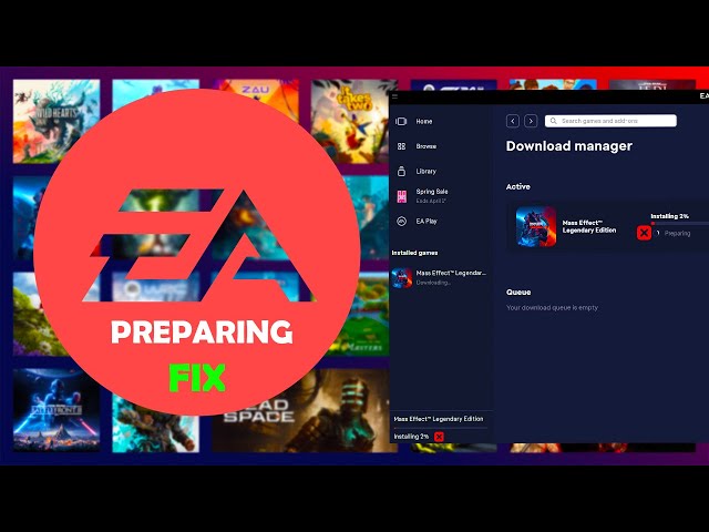How To Fix EA App Not Downloading Games | EA Download Stuck On 2%