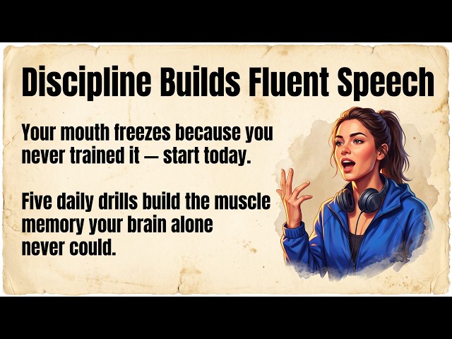 Train Your Mouth to Speak English Fluently || English Speaking Drills | Improve Your English