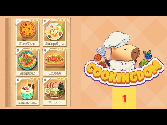 Cookingdom Game Walkthrough Levels 1-6  🍳🎮