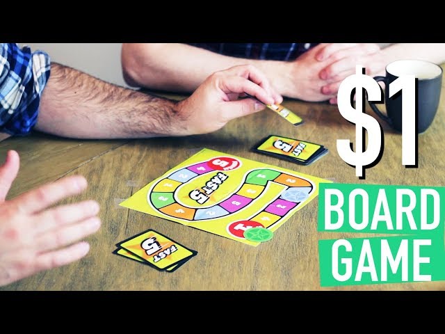 The $1 Board Game "Fast 5" [Dollar Store Stuff with Nate and Vin]
