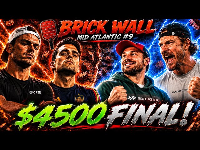 Brick Wall Mid-Atlantic $$ Finals! Hugo/Berryman (5.8/5.6) vs Regalado/Engel (5.8/5.6) Men's Doubles