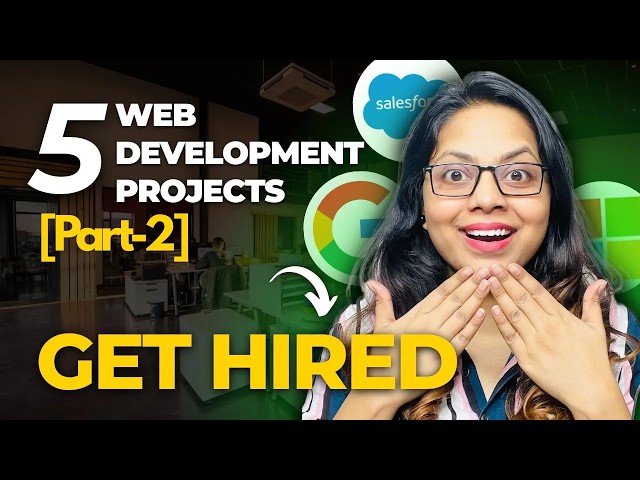 5 Web Development Projects to Get Hired [Part 2]
