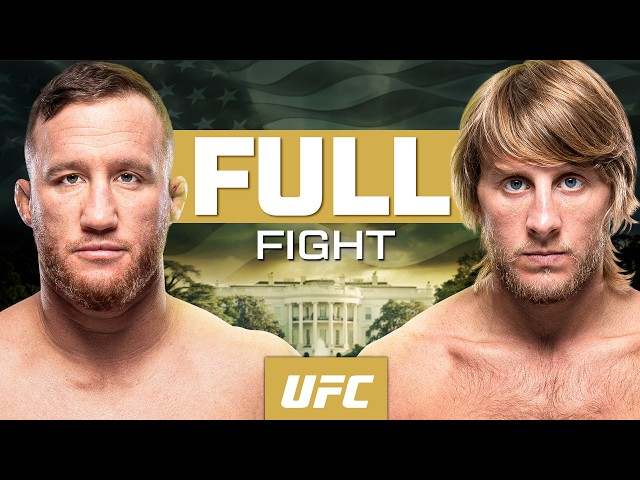 Justin Gaethje vs Paddy Pimblett | FULL FIGHT | UFC Freedom 250