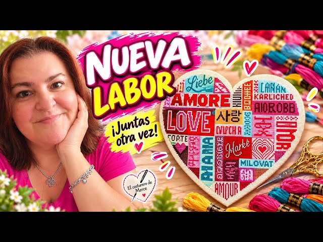 Empezamos NUEVA LABOR juntas por nuestro SANTO! 🪡✨ | Punto de Cruz 