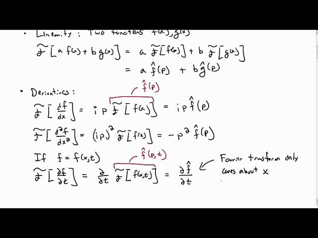 Fourier Transform Technique for Solving PDEs (Part 1)