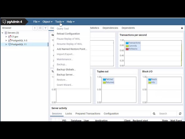 pgAdmin 4 - Create User or Role Within Database