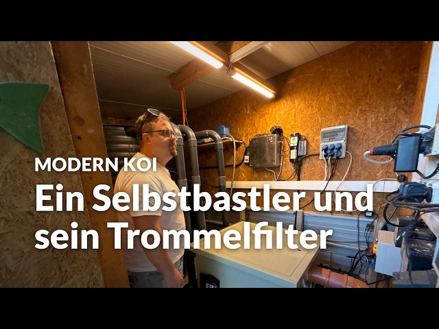 Michis Trommelfilteranlage nach 3 Umbauten | Modern Koi Blog #8279