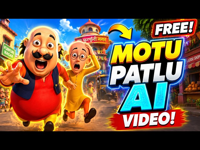 Create Viral Motu Patlu Style AI Videos | Step-by-Step Tutorial